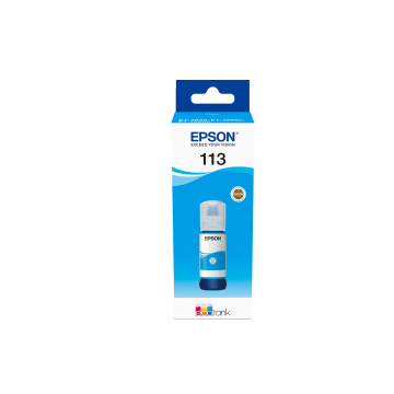 EPSON Bouteille encre Ecotank 113 Cyan 70ml