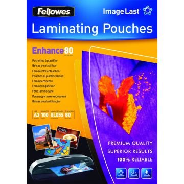 Fellowes pochette de plastification A3 80MIC 100PK 5306207