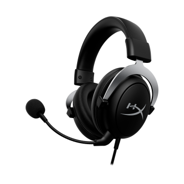 HyperX CloudX Noir Argent - Casque-micro de jeu filaire, cadre aluminium et coussinets à mémoire de forme, Licence officielle Xbox One et Xbox Series X|S