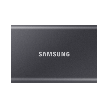 SSD EXT SAMSUNG T7 1TO gris titane USB 3.2 Gen 2 Lecture 1050 Mo/s Ecriture 1000 Mo/s MU-PC1T0T/WW