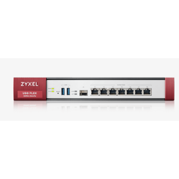 Zyxel USGFLEX500 - Firewall jusqu'à 200 utilisateurs - 7 ports Gbps RJ45 versatiles - 1 port SFP Gbps - Jusqu'à 300 VPN IPSec - Jusqu'à 150 VPN SSL Haute disp