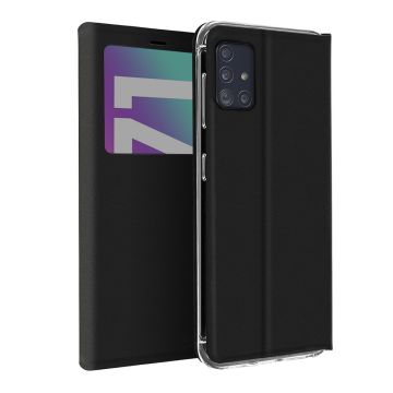 WE Etui folio CLASSIQUE SAMSUNG GALAXY A71 Noir