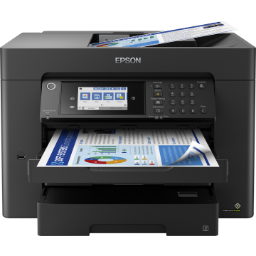 EPSON WorkForce WF-7840DTWF MFP 4en1 Jet d'encre couleur A3+ 25ppm/12ppm, R-V impresssion-scanne,chargeur 50p,Fax, Wifi,Wifi-direct,USB, Ethernet, 3bac 550f max