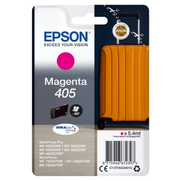 EPSON encre Magenta 5.4ml DURABrite Ultra Valise : 405/405XL