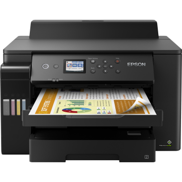 EPSON EcoTank ET-16150 Imprimante Jet d'encre couleur A3 rechargeable 25ppm/25ppm, R-V impression, Wifi,USB, Ethernet, 2bac x 250f