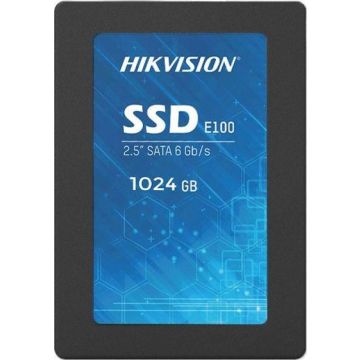 SSD Interne HIKVISION 2.5 1024Go E100 SATA 6.0Gbps SATA-III 3D TLC 550 MB/s 480 TB