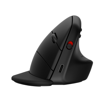HP-C HP 925 Noire - Souris sans fil verticale ergonomique, Connexion sans fil 2,4 GHz Bluetooth® 5.3, Batterie rechargeable