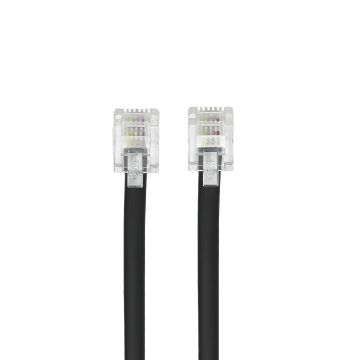 Câble RJ11 mâle 1,50 m - noir