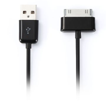 Câble USB pour Galaxy TAB1&2 1m noir Câble de données/charge