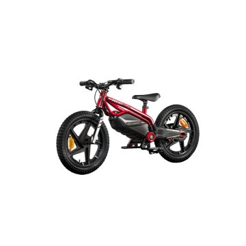 Mini moto elec DUCATI enfant / moteur 250W Pneu 16'' / 16kmh max 15.5kg Batt 21.6V/5.2Ah 112W Ecran Clignotant Charge max 45kg Frein Tambour