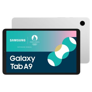 Samsung Galaxy Tab A9 8.7'' WIFI 128Go Argent RAM 8Go 1340 x 800 2 speakers + Camera 8MP + 2MP Android 14 DAS tronc 0,51W/kg / SM-X110NZSEEUB