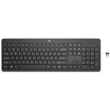 HP 230 - Clavier sans fil AZERTY - 2,4 GHz - silencieux - batteries longue durée jusqu'à 16 mois d'autonomie 3L1E7AA