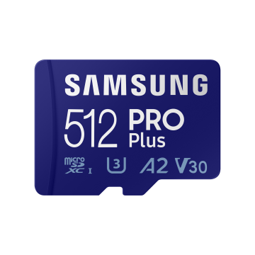 CARTE MEMOIRE SAMSUNG 512 Go MICRO-SD PRO PLUS avec lecteur USB Classe 10 MB-MD512KB/WW