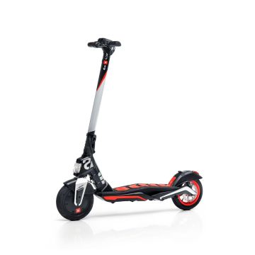 Trottinette elec Aprilia ESR1 Cadre Alu Magnesium moteur 350W brushless Pneu 10'' Frein a disque arriere 15.6kg Batt extract 36V/7.8Ah 281W Ecran 3.5.