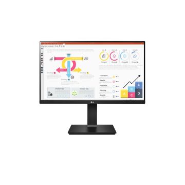 ECRAN LG 24 Noir 24QP750P-B 16:9 IPS 5ms QHD 2560x1440 300cd/m2 HDMI DP USB-C 2xUSB 3.0 FreeSync Black Stabilizer Smart Energy Saving Inclinaison/Rég haut