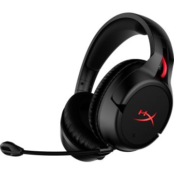 HyperX Cloud Flight Noir et Rouge - Casque Sans fil, Écouteurs rotatifs à 90°, Compatible PC, PS5, PS4