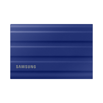 SSD EXT SAMSUNG T7 Shield 1000G Bleu USB 3.2 Gen 2 Lecture 1050 Mo/s Ecriture 1000 Mo/s MU-PE1T0R/EU