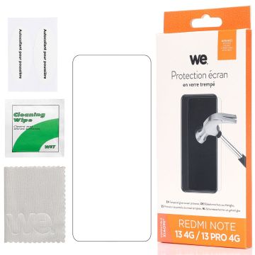 WE verre trempé XIAOMI REDMI NOTE 13 4G/5G / 13 PRO 4G/5G