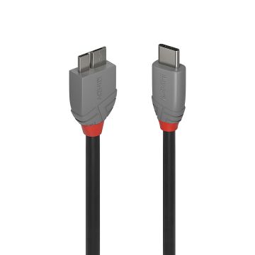 Câble USB 3.2 Type C vers Micro-B Cable, 5Gbit/s, Anthra Line, 0.5m