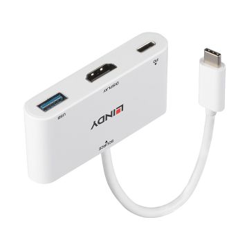 Convertisseur USB 3.1 Type C vers HDMI avec port USB Type A et Power Delivery
