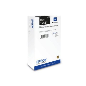 EPSON Cartouche Encre T7551 DURABrite Pro Noir XL 5 000 pages WF-8510 / WF-8590