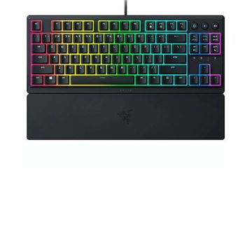 RAZER Ornata V3 Tenkeyless - Clavier de jeu AZERTY - Switches Méca-Membrane - Repose-Poignet Magnétique - Touches en ABS