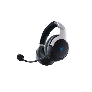RAZER Kaira Pro Hyperspeed (Playstation Licensed) Noir/Blanc - Casque Gaming sans Fil PS5 - Tactile - Multiplateforme - HP Titanium 50mm