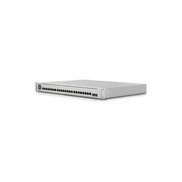 Ubiquiti - USW-ENTERPRISE-24-POE Commutateur - Géré - 12 x 10/100 /1000 (PoE+) + 2 x Gigabit SFP+ PoE+ (400 W).