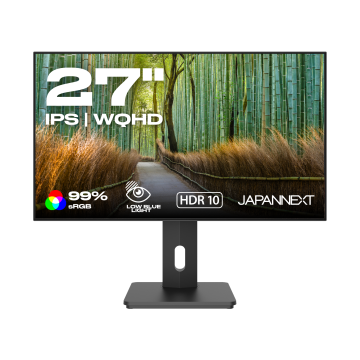 JAPANNEXT JN27IPS4FLWQHDRHSP  Ecran LED 27  WQHD(2560x1440) à 60Hz  IPS(ADS)  400 cd/m²  1000:1 HDR 2560x1440 8ms HDMI DisplayPort"