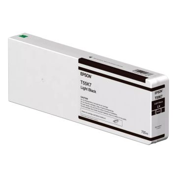 EPSON Singlepack Light Black T55K700 UltraChrome HDX/HD 700ml