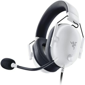 RAZER Blackshark V2 X PS5 Blanc - Casque E-Sports Filaire, 240g, Microphone cardioïde, Haut-Parleurs 50mm, Annulation Passive du Bruit