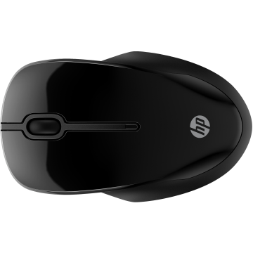HP 250 Souris sans fil noire - Dual ambidextre, 1600 PPP, 2,4 Ghz, 3 boutons, autonomie jusqu'à 12 mois