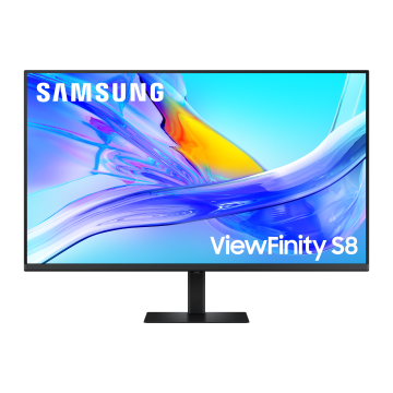 ECRAN 37 SAMSUNG ViewFinity S80UD Noir 3840x2160 IPS 5ms 60hz 350cd/m2 1xHDMI 1xDP 3xUSB Hub Pied modulable hauteur inclin pivot orient