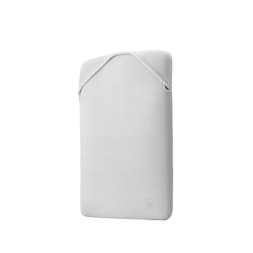 Housse de protection - sleeve réversible ordinateur portable HP 15,6 Argenté, en néoprène durable, protège le PC contre les chocs et les rayures 2F2K5AA
