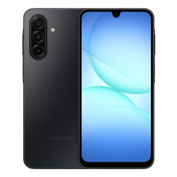 Smartphone Galaxy A17 5G Noir 4Go RAM 128Go Android 15 Micro SD jusqu'à 2To batterie 5000 mAh Charge rapide 25W Ecran 6.7'' Full HD+ DAS 0,665 Tete W/kg