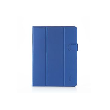 WE Étui universel Bleu Nuit pour tablettes 9/11 Toucher doux Système de crochets extensibles Languette magnetique
