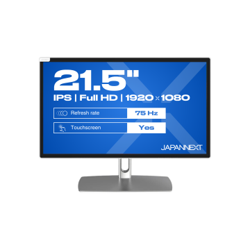JAPANNEXT JNIPS2152FHDRC65WFLDT Ecran LED 21,5" FHD (1920x1080) 75Hz  IPS  250 cd/m²  1000:1  1920x1080  OD:8ms(GtoG) HDMI USBC Blanc