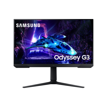 Ecran 27'' Samsung Gaming Odyssey G3 - G30D Noir VA 1920x1080 1ms 250cd/m² 180Hz 1xHDMI 1xDisplay Pied Réglable en Hauteur Orientable Pivot Inclinable