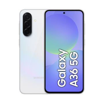 Smartphone Galaxy A36 Gris 5G 6Go 128Go Android 15 Batt 5000mAh CR 45W Ecran 6.7'' FHD+ DAS tête 0,525W/Kg