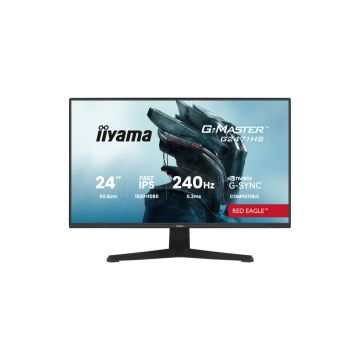 Ecran IIYAMA 23.8'' G-Master Red Eagle Noir 0.3ms Fast IPS 16:9 1920x1080 240Hz 1000:1 350 cd/m² 2xHDMI DisplayPort Haut-parleurs  Black Tuner G-SYNC compatible