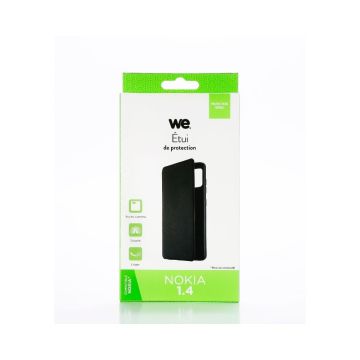 WE Etui folio CLASSIQUE NOKIA 1.4 Noir