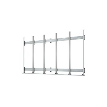 Support mural B-TECH complet pour mur LED Hikvision 2400mm x 1350mm avec 16 (4x4) cabinets DS-D4212FI-CWF/III cabinet dimension: 600 mm × 337.5 mm × 50.9 mm
