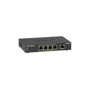 Netgear 5PT GE UNMANAGED SWCH W/POE+ (GS305P)