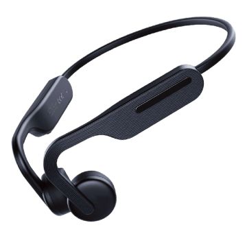 Ecouteurs sans-fil à la conduction osseuse AVIRA, IP5, BT V5.0, batterie rechargeable, autonomie 6h, usb-c, noir