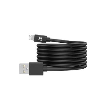 Câble IZZY USB / Lightning 2m - 12W - noir