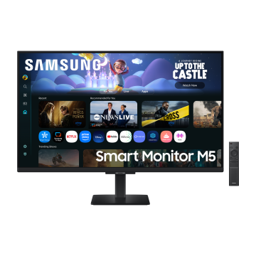 Ecran 32 SAMSUNG Smart Monitor M5 Noir 1920x1080 IPS 16:9 4ms 250cd/m² 3000:1 2xHDMI 2xUSB Pied Inclinable LS32FM500EUXEN"