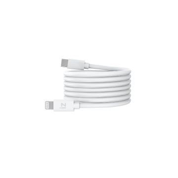 Câble IZZY USB-C / Lightning 2m - 27W - blanc