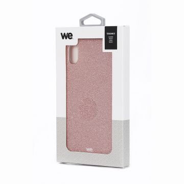 We coque de protection PAILLETTES APPLE IPHONE XR Rose