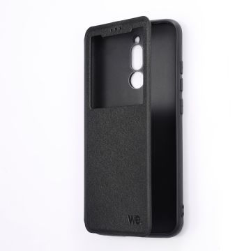 WE Etui folio CLASSIQUE XIAOMI REDMI 8 Noir - Avec fenêtre