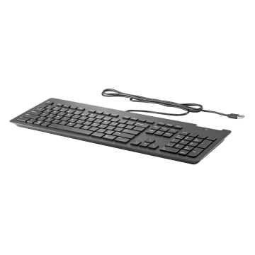 HP-C Clavier HP professionnel ultra-plat avec SmartCard - Noir